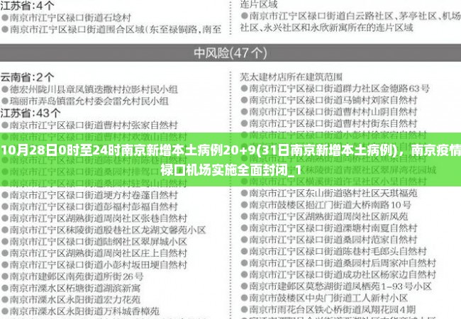 10月28日0时至24时南京新增本土病例20+9(31日南京新增本土病例)，南京疫情禄口机场实施全面封闭_1