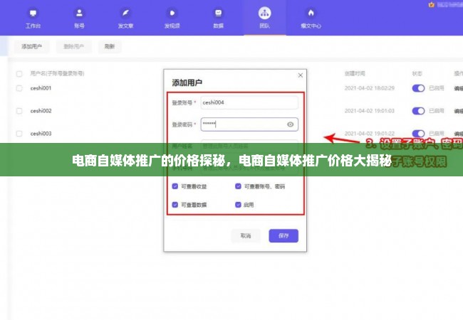 电商自媒体推广的价格探秘，电商自媒体推广价格大揭秘